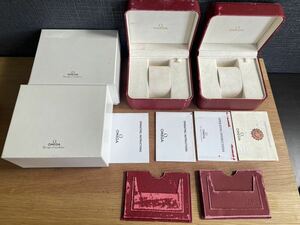 1 иена ~ Omega Watch Pell Box Case Case 2 очки ★ CN-4 Junk