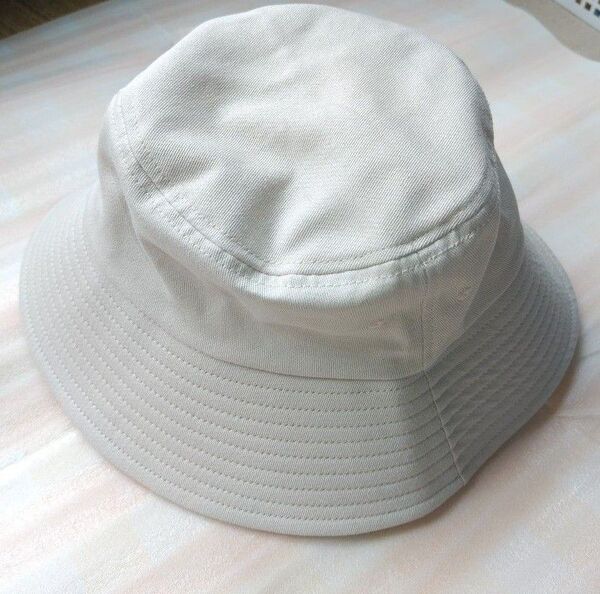 【新品】ハット 帽子 ベージュ 小顔 日除け