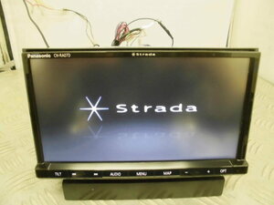 作動確認済み Panasonic パナソニック ストラーダ CN-RA07D SD DVD Bluetooth TV 地図2023年 