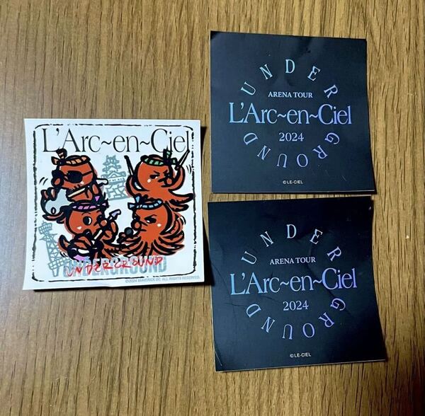 L'Arc〜en〜Ciel ラルク ステッカー UNDERGROUND エルロト シール グッズ アリーナツアー L'loto
