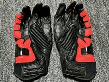 未使用品 定価¥35,200 正規品 DAINESE ダイネーゼ X-RIDE GLOVES ライディンググローブ BLACK/FLUO-RED Lサイズ_画像4