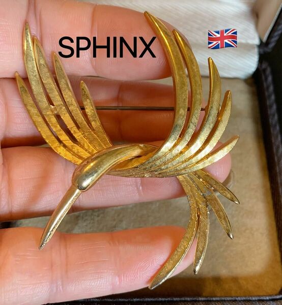 SPHINX　スフィンクス　英国　ヴィンテージ　ブロッチ　希少品