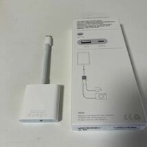 Apple MK0W2AM/A Lightning - USB 3カメラアダプタ 　純正品_画像2