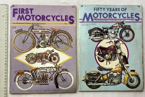 ★[A61569・バイク特価洋書２冊セット] FIRST MOTORCYCLES, FIFTY YEARS OF MOTORCYCLES。★