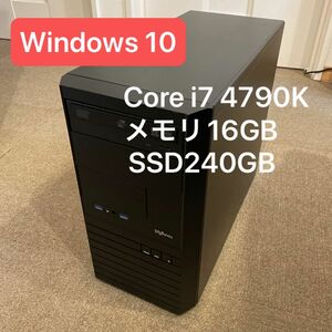 Diginnos Core i7 4790K メモリ16GB SSD240GB Windows10