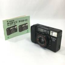 キヤノン オートボーイ2 CANON LENS 38mm 1:2.8 Autoboy 2 QUARTZ DATE 説明書付 ジャンク_画像1