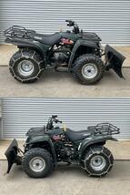 函館発☆最落なし!【ヤマハ☆四輪バギー】YAMAHA☆4×4 TIMBERWOLF YFB250FW 始動OK 250cc ガソリン 排土板付き 4WD ※直接引き取りのみ_画像3