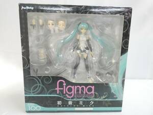 【中古】　figma　100　初音ミク　Append ver.　アペンド　難あり　【フィギュア】J1　S25