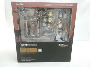 【中古】　figma　203　進撃の巨人　ミカサ・アッカーマン　【フィギュア】J1　S21