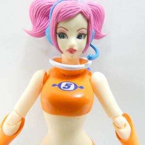 【中古】 figma EX-043 スペースチャンネル5 うらら どきどきオレンジver. 【フィギュア】J1 S19の画像4