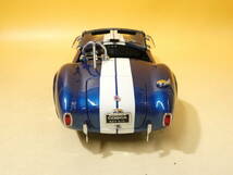 【中古】KYOSHO　京商　1/18スケール　SHELBY COBRA 427 S/C　シェルビー　コブラ　ブルー　難あり【ミニカー】J4　S118_画像4