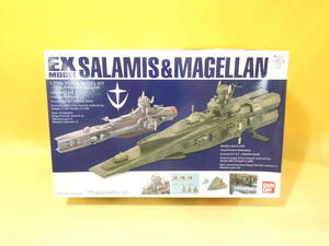 【未組立】バンダイ　ガンプラ　EXMODEL　23　1/1700　サラミス ＆ マゼラン　SALAMIS & MAGELLAN　難あり【プラモデル】J2　S215