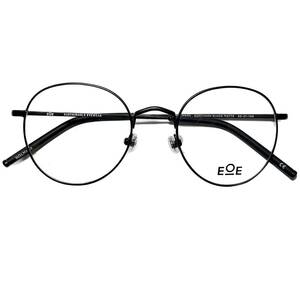 処分価格 スウェーデン EOE 定価36,960円 新品 メガネ 黒 純正ケースと純正クロス付き // Algha アルガ好きにオススメ