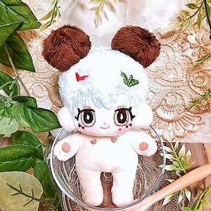 10cmぬいぐるみ　ココナッツミルクプリンちゃん　手作り　ハンドメイド　ぬいぐるみ