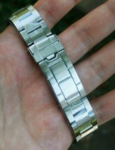 20mm SS ステンレスベルト オイスター ブレス バンド rolex 互換 ビンテージ アンティーク 補修 修理 リプレースメント パーツ_画像5