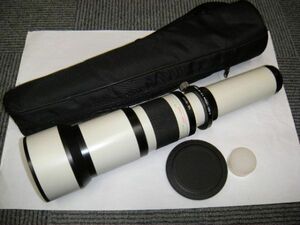 ★ケンコー/Kenko 望遠レンズ MZ-5000/f=650-1300mm 1:8-16/ZOOMレンズ/ソフトケース付/ニコン/Nikon/希少★