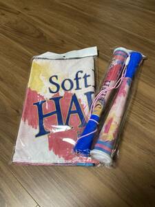  SoftBank Hawk s towel megaphone set associated goods unused 