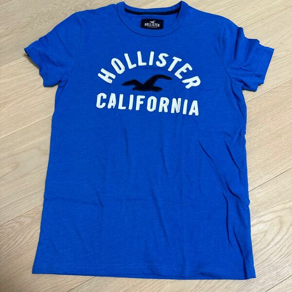 HOLLISTER★ホリスター★Tシャツ★S★青色★半袖Tシャツ