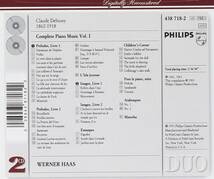 Debussy: Complete Piano Music Vol. 1 Debussy (作曲), Werner Haas (演奏)　輸入盤CD_画像2