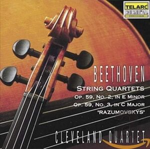 String Quartets 2 & 3 Cleveland Qt (アーティスト), Ludwig van Beethoven (作曲) 　輸入盤CD