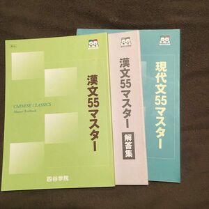 四谷学院　漢文55マスター　現代文55マスター