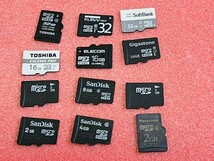 microSDカード　マイクロSDカード　32GB 16GB 8GB 4GB 2GB まとめて　12枚セット フォーマット済_画像1