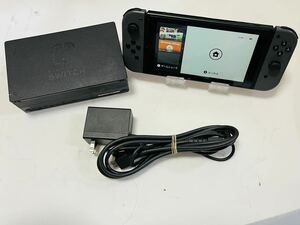 Nintendo Switch HAC-001ニンテンドースイッチ　本体＆ドック＆アダプター　稼動品【動作確認済】