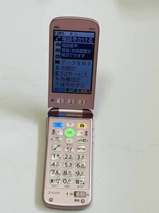 au エーユー ガラケー 携帯電話　KY012 稼動品