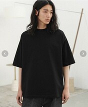 WYM LIDNM ウィム バイ リドム EXTRA FINE COTTON BASIC TEE ベーシック 半袖 Tシャツ 黒 size:M/げんじ ウィムバイリドム カットソー 無地_画像1