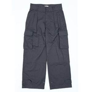 WYM LIDNM ウィムバイリドム SEMI WIDE STRAIGHT TUCK CARGO セミワイドストレート タック カーゴパンツ / Mサイズ / M-47 フランス