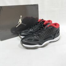 NIKE / JORDAN ナイキ ジョーダン AIR JORDAN 11 RETRO LOW エアジョーダン11 レトロ ロー / 306008-001 / US8 26cm / 黒赤 / _画像1