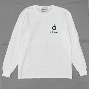 NOMA t.d. ノ－マティーディー LOGO ロング Tシャツ / サイズ:3 / ホワイト 白 / 長袖 プリント ロンT ロングスリーブ ロゴ カットソー