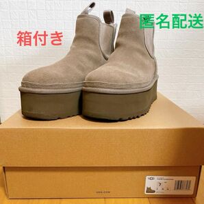 ブーツ UGG NEUMEL PLATFORM CHELSEA/アグ ニューメル プラットフォーム チェルシー ムートン ブーツ