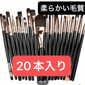 メイクブラシ アイシャドウ チーク20本