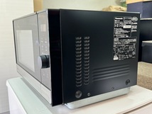 Panasonic パナソニック NE-FL222-K 単機能レンジ フラットタイプ 横開き 22L メタルブラック ヘルツフリー 2023年製 ほぼ未使用品です_画像3