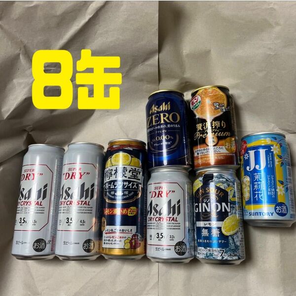 酒. ビール 8缶