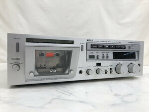 Y1581　ジャンク品　オーディオ機器　カセットデッキ　AKAI　アカイ　GX-F80