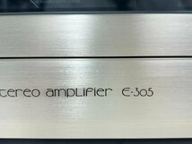 Y1709　中古品　オーディオ機器　プリメインアンプ　Accuphase　アキュフェーズ　E-305_画像4