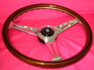 5727 FET regular goods NARDI classic Nardi Classic 36Φ wood & polish spoke steering gear steering wheel horn button 