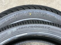 k12 ブリヂストン レーシング バトラックス W01 レインタイヤ 前後セット 120/600-17 190/650-17 バイク サーキット S1000RR CBR1000 H2_画像7