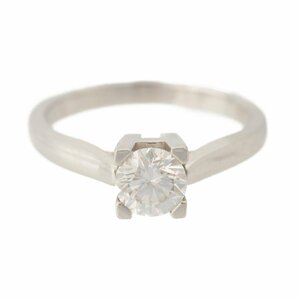 【ハリーウィンストン】HARRY WINSTON HWリング ダイヤ0.52ct Pt950 指輪 GIA ( E VS2 3EX NONE ) 6.5号 4.1g【中古】196264