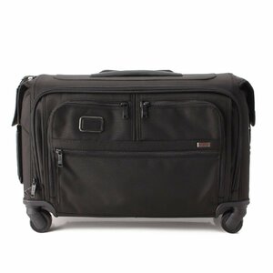 【トゥミ】Tumi　アルファ ガーメント 4ウィール キャリーオン スーツケース 117150 ブラック 【中古】【正規品保証】204888