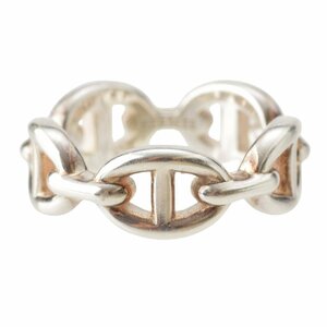 [ Hermes ]Hermesshe-n Dunk ru Anne shene925 кольцо кольцо серебряный 52 12 номер 5.8g [ б/у ][ стандартный товар гарантия ]197533