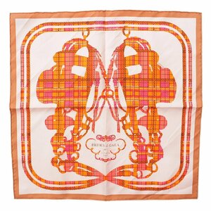 【エルメス】Hermes　カレ45 BRIDES DE GALA TARTAN タータンチェック シルク スカーフ マルチカラー 【中古】【正規品保証】206396