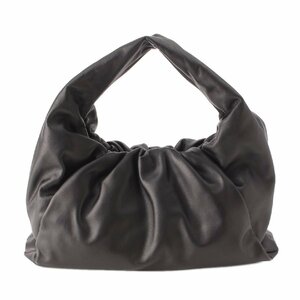 【ボッテガ ヴェネタ】Bottega Veneta　ザ ショルダーポーチ レザー ワンショルダーバッグ 610524 ブラック 【中古】【正規品保証】207801