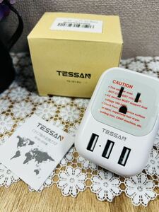 TESSAN 変換プラグ海外用コンセント