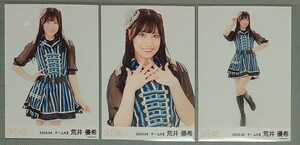東京女子プロレス SKE48 荒井優希 生写真 『RESET』衣装 2024.04