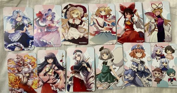 東方Project 全12種/アトレ秋葉原 キャラクターカード