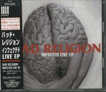 CD/ BAD RELIGION / INFECTED LIVE EP / バッド・レリジョン / 国内盤 帯付 ESCA6305 40515_画像1