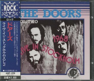 CD/ THE DOORS / LIVE IN STOCKHOLM '68 VOLUME 2 / ドアーズ / 直輸入盤 帯付 ABP-019 40515